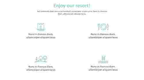 Resort PowerPoint Template PPT Slide